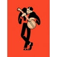 thumbnail image 2 of Rogan, Mark 15x18 White Modern Wood Framed Museum Art Print Titled - The Banjo, 2 of 4