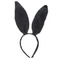 thumbnail image 1 of FELTECHELECTR Diadema con orejas de conejo sexy de Pascua, accesorio para disfraz de cosplay de fiesta (negro), 1 of 5