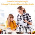 thumbnail image 4 of 7-Speed Electric Hand Mixer,5 Large Mixing Bowls Set,Handheld Mixers with Whisks Beater,Stainless Steel Metal Nesting Bowl Measuring Cups Spoons Kitchen Cake Blender for Prep Baking Supplies, 4 of 9