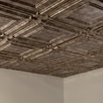 thumbnail image 2 of FASÄDE Coffer Decorative Vinyl 2ft x 2ft Lay in Ceiling Panel in Bermuda Bronze (5 Pack), 2 of 5