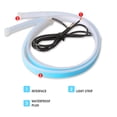 thumbnail image 2 of Lámpara de circulación diurna LED para coche con luz de dirección, luz de dirección con serpentina de dos colores, tira de guía de luz ultrafina, lámpara con forma de ojo lloroso, blanca y amarilla, 2 of 5