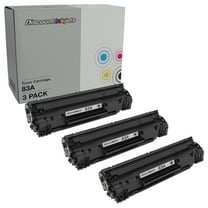 DI Compatible Toner Cartridge Replacements for HP 83A (3 Pack - Black) Compatible with HP LaserJet Pro MFP M127fn, MFP M127fw, MFP M125nw, MFP M125rnw