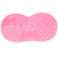 thumbnail image 4 of Silicone Makeup Brush Cleaner Pad Washing Scrubber Board Cleaning Mat Hand Tool,Pink Makeup Brush, 4 of 5