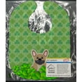 thumbnail image 2 of French Bulldog Cream Shamrocks Baby Bib, 2 of 3