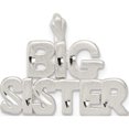 thumbnail image 1 of Sterling Silver Big Sister Charm (19 X 23) Made In India qc3078, 1 of 5