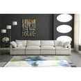 thumbnail image 3 of Pemberly Row Modern / Contemporary Standard Cream Velvet Modular Sofa, 3 of 9