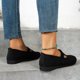 thumbnail image 5 of Amzcrzy Zapatos de mujer,Zapatos de mujer,Zapatillas de mujer, Zapatos planos de punta redonda de color liso para mujer, zapatillas suaves e informales Sandalias Mujer Zapatillas De Casa, 5 of 6