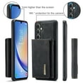 thumbnail image 5 of SaniMore Case for Samsung Galaxy A34 5G 6.6" 2023, PU Leather Case Soft TPU Inner Detachable Magnetic Folding Wallet Card Slots Kickstand Anti-drop Shockproof 360°Protection Cover, Black, 5 of 11