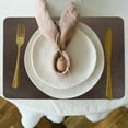 thumbnail image 4 of Western Placemat For Dining Table Decor Home Water Proof Home+decor Décor Leather Mats, 4 of 6