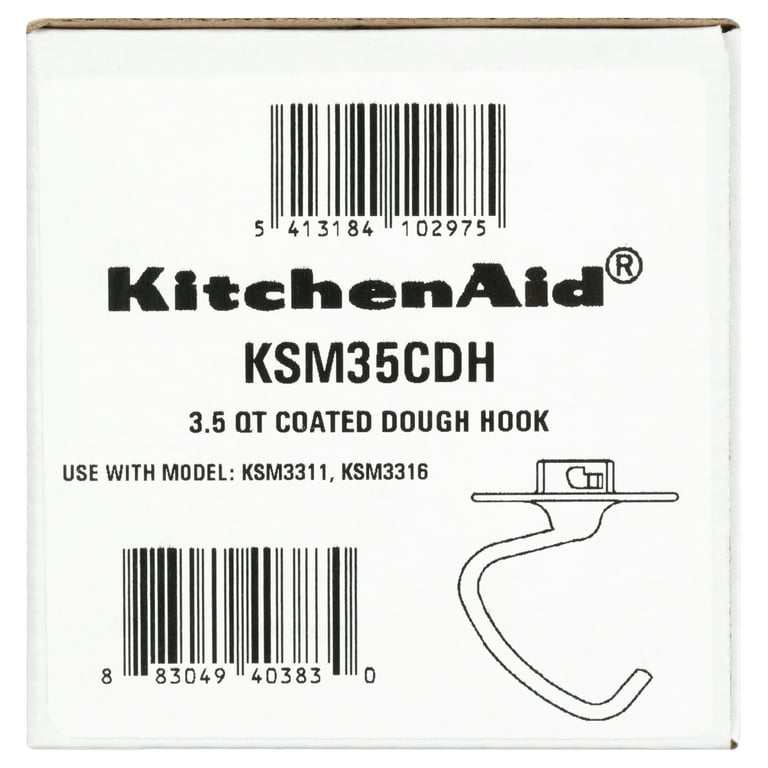 Kitchenaid 3.5 QT Coater Dough Hook KSM35CDH