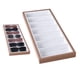 thumbnail image 4 of Caja de almacenamiento de gafas de sol para gafas, organizador de vitrinas blanco Hugo Bandeja de exhibición de gafas de sol, 4 of 9