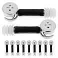 thumbnail image 1 of HAMPPLIES 50pcs Furniture Connecting Cam Lock Nuts Cam Locks for Cabinets Black Plastic Stable Connection, 1 of 8
