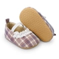 thumbnail image 3 of Yoyauz Baby Girl Mary Jane Shoes Anti Slip Rubber Sole Ballet Slippers Princess Dress Wedding Shoes Newborn Kids Shoes Toddler Shoes（0-12 Month）, 3 of 8