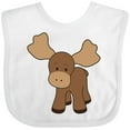 thumbnail image 3 of Inktastic Cute Moose Boys or Girls Baby Bib, 3 of 4