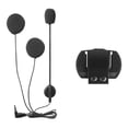 thumbnail image 2 of Auriculares intercomunicadores compatibles con Bluetooth para casco de motocicleta Clip de micrófono para V4 V6 Ndcxsfigh Accesorios para autos y motos, 2 of 8