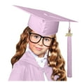 thumbnail image 3 of Wuxian Kids Hats Kindergarten And Preschool Graduation Caps For Kids And High School College For Adults With 2025 Tassel,Pink, 3 of 4