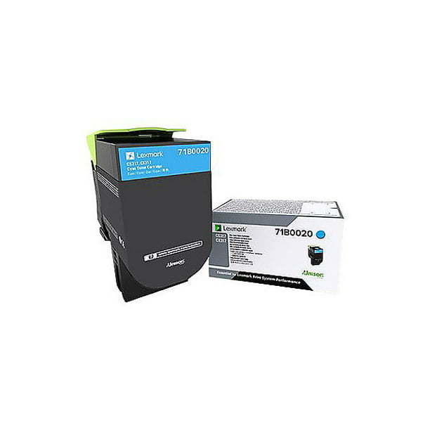 Lexmark Cyan Toner (2,300 Yield) 71B0020 - Walmart.com