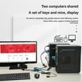 thumbnail image 4 of 2-Port VGA KVM Switch Two-in-One-Out with Desktop Controller Shared Set of Keyboard, Mouse and Monitor, 4 of 4