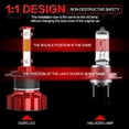 thumbnail image 4 of CHUSYYRAY for BMW X1 2012-2017 2018 6x Combo LED Headlight high low Fog Light Bulbs 6000K Super White, 4 of 9