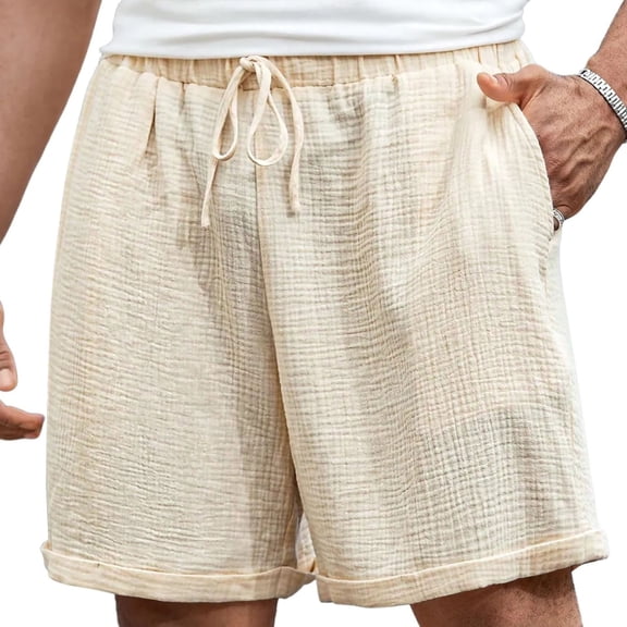 Aueoeo Plus Size Shorts Shorts Men's Casual Shorts With Side Pockets Cool Summer Five Quarter Shorts Solid Color Men's Shorts Running Shorts Men