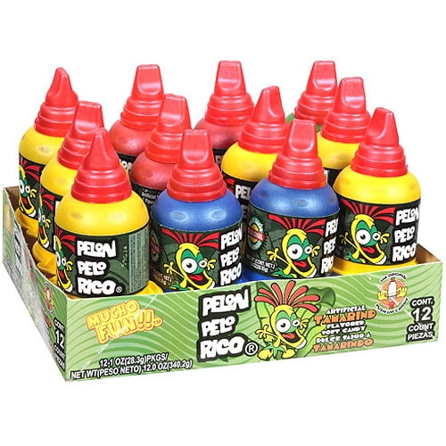 Pelon Pelo Rico Tamarind Flavored Soft Candy, 1 oz, 12 Ct