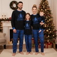 thumbnail image 5 of RUINIXCW Family Christmas Pajamas Matching Sets Xmas PJS Holiday Jammies for Whole Family Tree Long Sleeve Tops and Plaid Pants Family Christmas Outfits Sleepwear, 5 of 10
