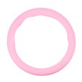 thumbnail image 1 of Funda de silicona para volante de coche de 33 cm Protector de volante de silicona suave antideslizante Ajuste universal Volante de 32-40 cm Rosa, 1 of 1