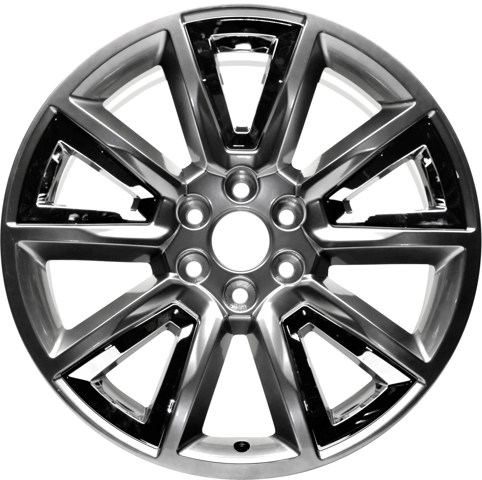 Aluminum Wheel Rim 22 Inch For Chevy Silverado 1500 18 6 Lug Dark Gray Walmart Com Walmart Com