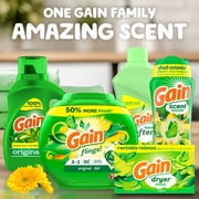 Gain Laundry Detergent Liquid with Odor Fighters, Original Scent, 88 fl oz, 61 Loads