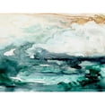 thumbnail image 3 of Parker, Jennifer Paxton 14x12 Black Modern Framed Museum Art Print Titled - Sea Foam Flow I, 3 of 5