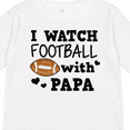 thumbnail image 4 of Inktastic I Watch Football with My Papa Boys Long Sleeve Toddler T-Shirt, 4 of 5