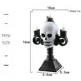 thumbnail image 3 of Niusricy Halloween Decoration LED Skulls, Realistic Human Fake Skeleton Skulls Head for Halloween Bar Table Decorations, 3 of 8