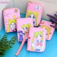 thumbnail image 2 of sailor moon bolso de dibujos animados anime monederos monederos cremallera teléfono y llaves carteras, 2 of 4
