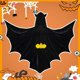 thumbnail image 5 of Mystical Kids Bat Cloak for Halloween Funny Hooded Cape Cosplay Costume Dress Up Accessories for Costume Parites Event Black, 5 of 5