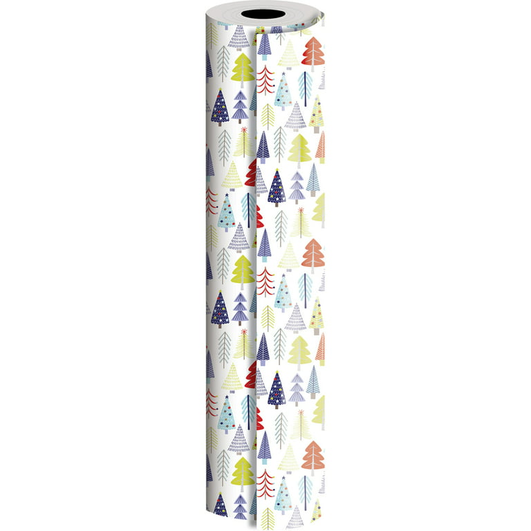 Jam Paper Industrial Size Bulk Wrapping Paper Rolls - Traditional Nutcracker - 1/4 Ream (416 Sq ft) - Sold Individually, Size: 2496 x 24, Christmas