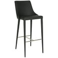 thumbnail image 4 of SAFAVIEH Summerset Modern Style Glam Bar Stool with Footrest (21.2 in. W x 18.9 in. D x 41.8 in. H), 4 of 6