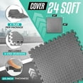 thumbnail image 3 of YES4ALL 6 Titles EVA Foam Interlocking Mats - Grey - 3/4" Thick, 24 Square Feet, 3 of 10