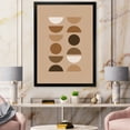 thumbnail image 3 of Designart 'Abstract Moon and Sun Geometric Print II' Modern Framed Art Print, 3 of 4