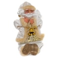 thumbnail image 1 of EeaseMX Muñeco de Papá Noel sentado Muñeca de regalo de Navidad Juguetes de franela Decoración de mesa de Navidad (blanco cremoso), 1 of 5