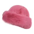 thumbnail image 1 of Gorro cosaco, gorro ruso, cómodo gorro Y2K, resistente al viento, cálido y abrigado. Rosa, 1 of 9