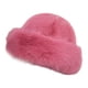 thumbnail image 1 of Gorro de Piel Sintética Yinane para Invierno Rosa, 1 of 8