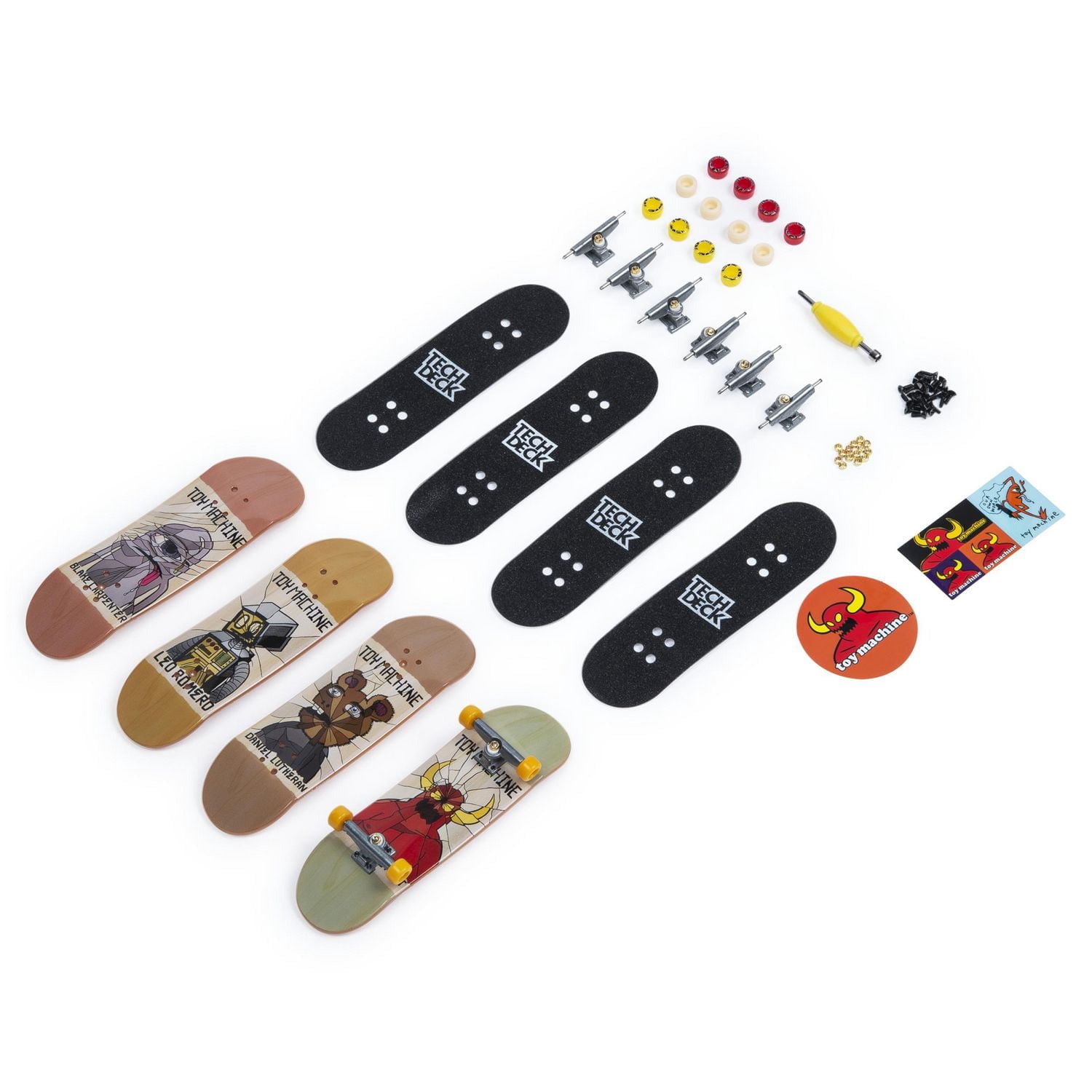 Tech Deck - 96mm Fingerboards - Ultra DLX 4-Pack - Toy Machine