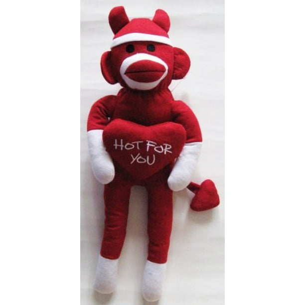 valentine's day sock monkey
