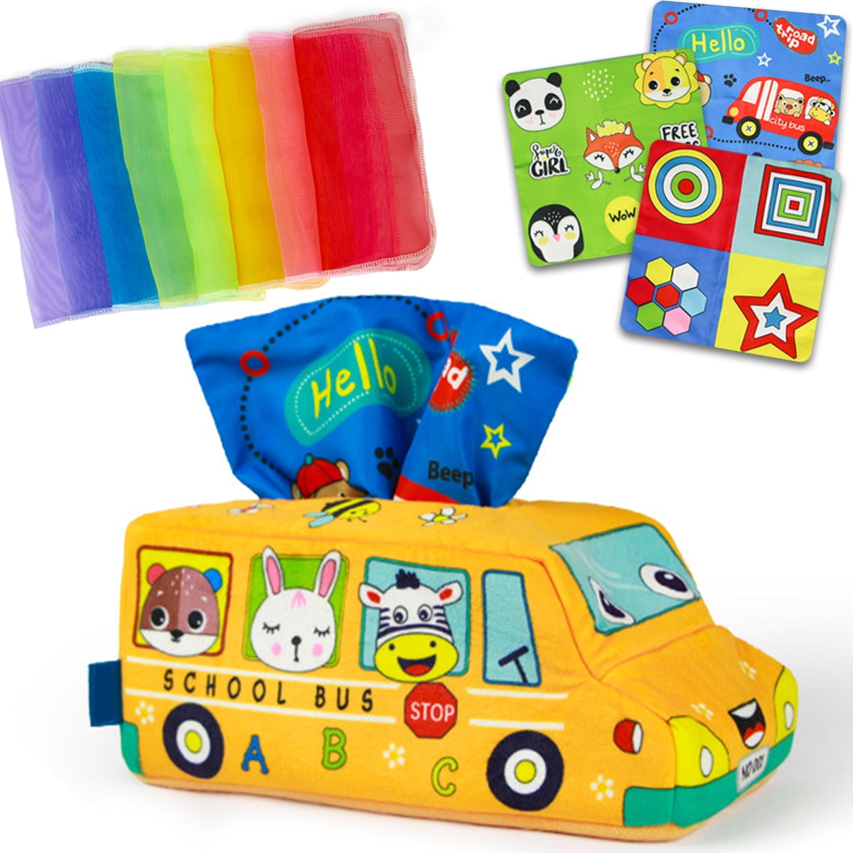 Eyoulife Baby Tissue Box Toy Toddler Infant STEM Montessori Educational