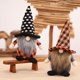 thumbnail image 2 of Gnomos de felpa de Halloween hechos a mano decoración artesanal sueco Tomte gnomo escandinavo decoración de elfo lindo adorno para el hogar 19 pulgadas (naranja) Sincero Electrónica, 2 of 5