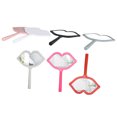 thumbnail image 2 of EeaseCA 7Pcs Portable Makeup Mirrors Small Hand Mirrors Multi-function Travel Mirrors Travel Accessory, 2 of 7