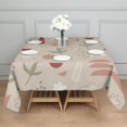thumbnail image 6 of 52x52 Inch Waterproof Square Tablecloth, Thickened Polyester Table Cover for Dining & Parties, Floral Print, 6 of 6