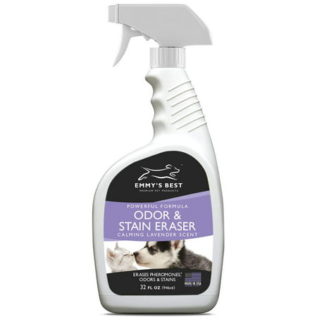 BIG 32oz Premium Pet Odor Eliminator & Urine Remover - Eliminates Tough Stains & Powerful (Best Way To Get Cat Urine Smell Out Of Carpet)