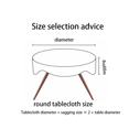 thumbnail image 3 of Round Cotton Hand Crochet Hollow Out Tablecloth Wedding Dining Table Cloth Cover(beige-100cm), 3 of 7