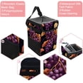 thumbnail image 2 of Grape Foldable Car Garbage Can with Lid, Leak-Proof Mini Trash Can and Hanging Storage Bag for Car, 2 of 6